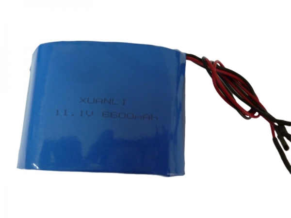 11.1V  6600mAh  cylindrical lithium battery | 3S3Plithium battery